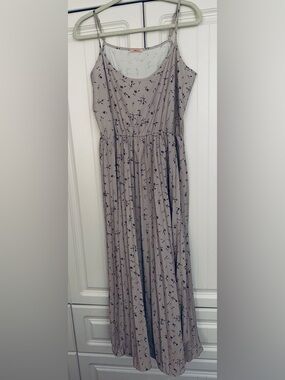 Udel New York Floral Maxi Dress | Lavender | Spaghetti Strap | Size Large